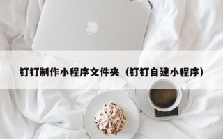 伊犁钉钉制作小程序文件夹（钉钉自建小程序）